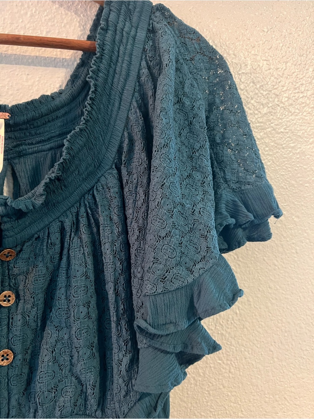 Free People Forest Green Tiered Maxi Dress - Picture 8 of 16